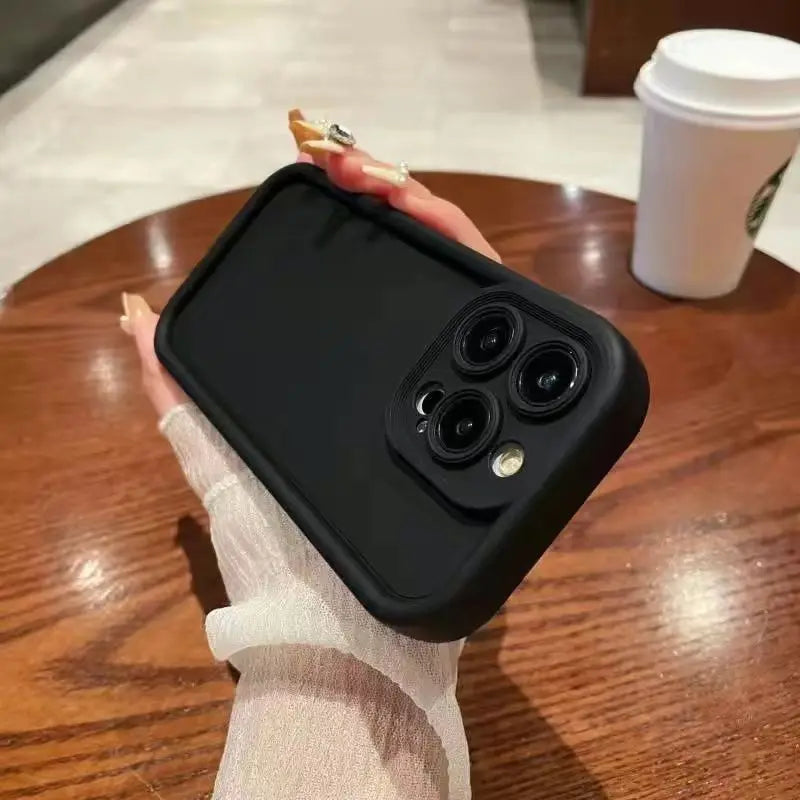 Luxury Soft Liquid Silicone Phone Case for iPhone 11, 12, 13, 14, 15 Pro Max & Plus - Shockproof Bumper Cover