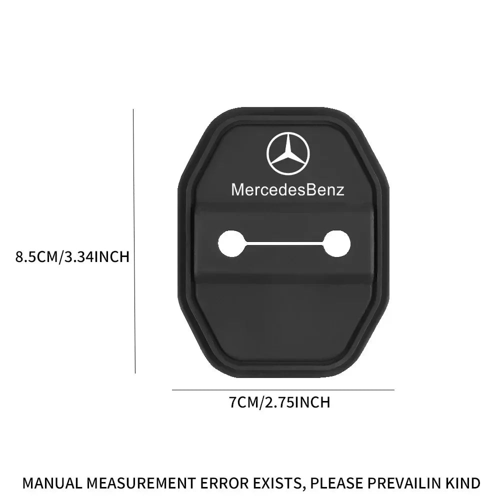 Silicone AMG Door Lock Covers - 2/4PCS for Mercedes Benz W204-W213 GLC C63