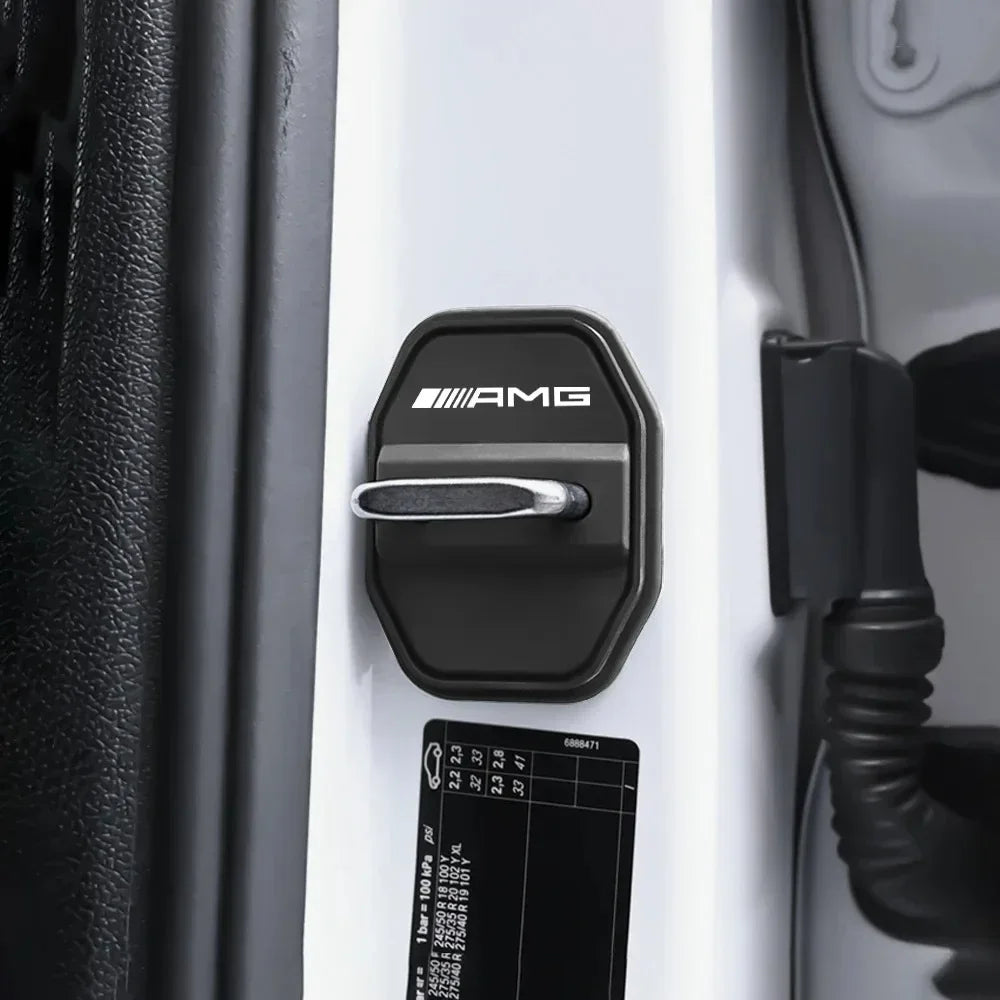 Silicone AMG Door Lock Covers - 2/4PCS for Mercedes Benz W204-W213 GLC C63