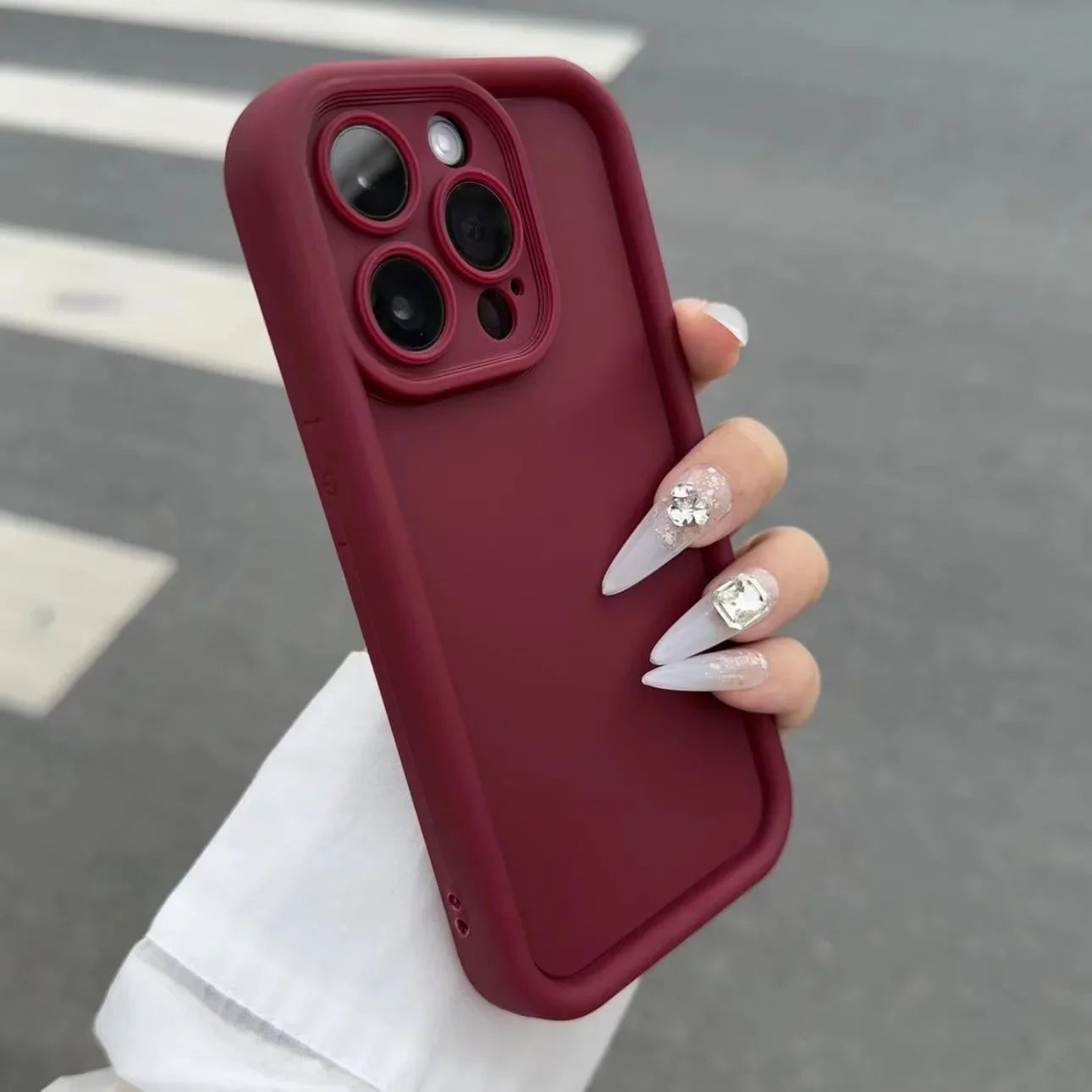 Luxury Soft Liquid Silicone Phone Case for iPhone 11, 12, 13, 14, 15 Pro Max & Plus - Shockproof Bumper Cover