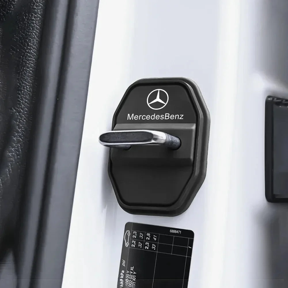 Silicone AMG Door Lock Covers - 2/4PCS for Mercedes Benz W204-W213 GLC C63