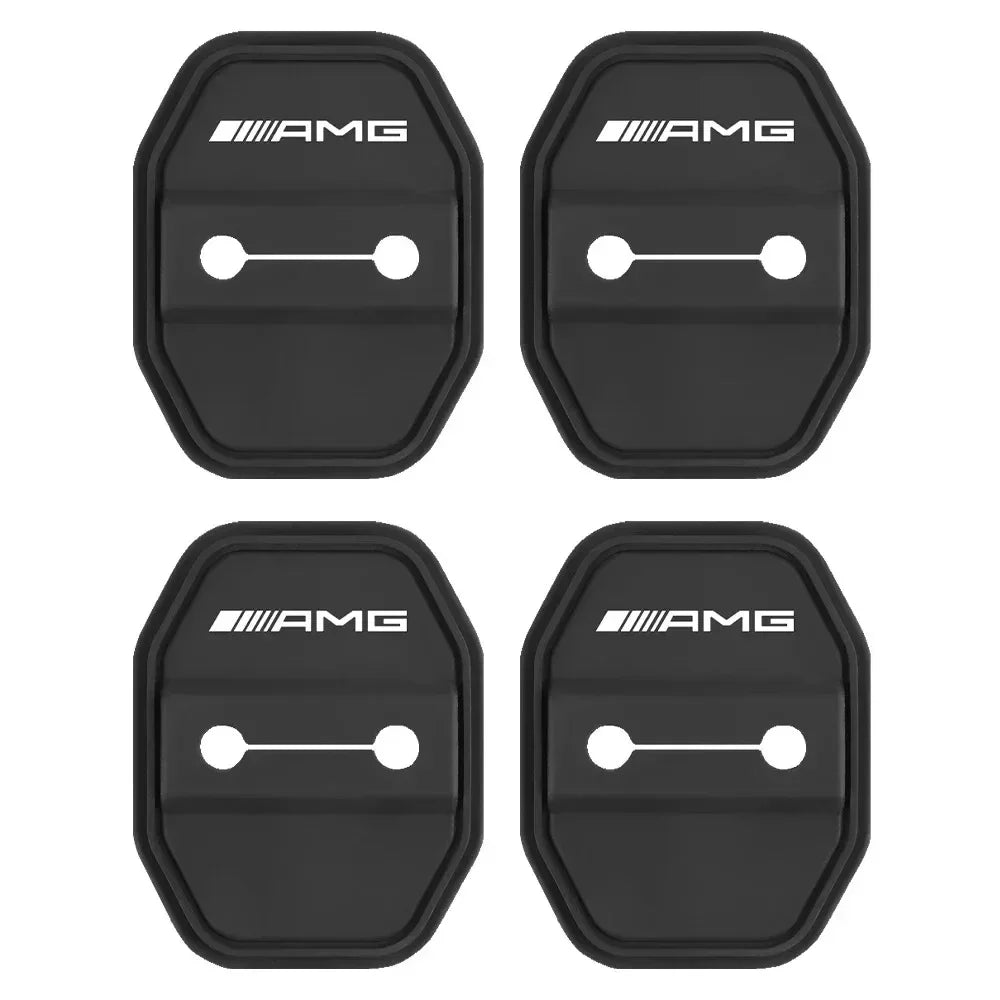 Silicone AMG Door Lock Covers - 2/4PCS for Mercedes Benz W204-W213 GLC C63