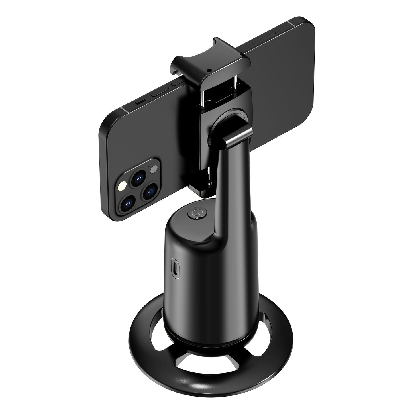 Smart 360° Auto-Tracking Tripod - Face & Body Recognition for Vlogs & Live Streaming