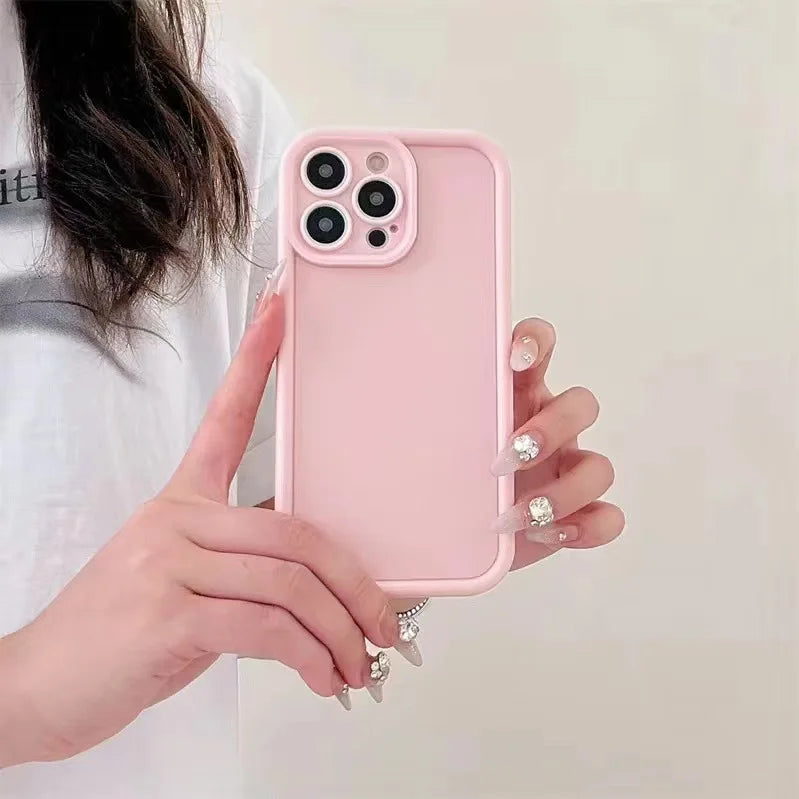 Luxury Soft Liquid Silicone Phone Case for iPhone 11, 12, 13, 14, 15 Pro Max & Plus - Shockproof Bumper Cover