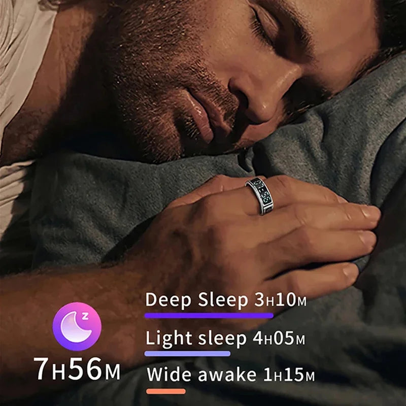 Xiaomi SR08 Smart Ring - LED Display, Heart Rate & Blood Oxygen Monitoring, 5ATM Waterproof