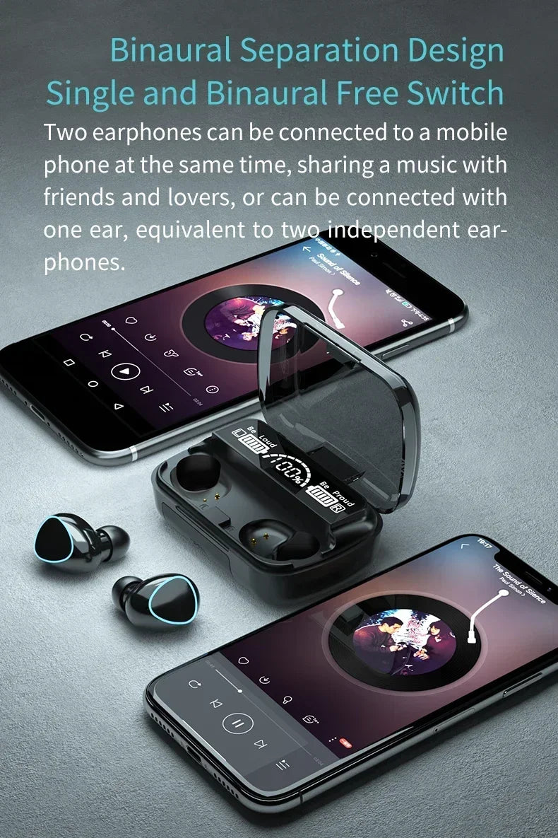 Original M10 Wireless Bluetooth Headphones - Sports Stereo & Noise Cancelling