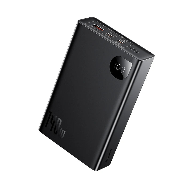 Baseus 140W Power Bank 24000mAh - Fast Charging Portable Battery Charger with 3 Output Ports