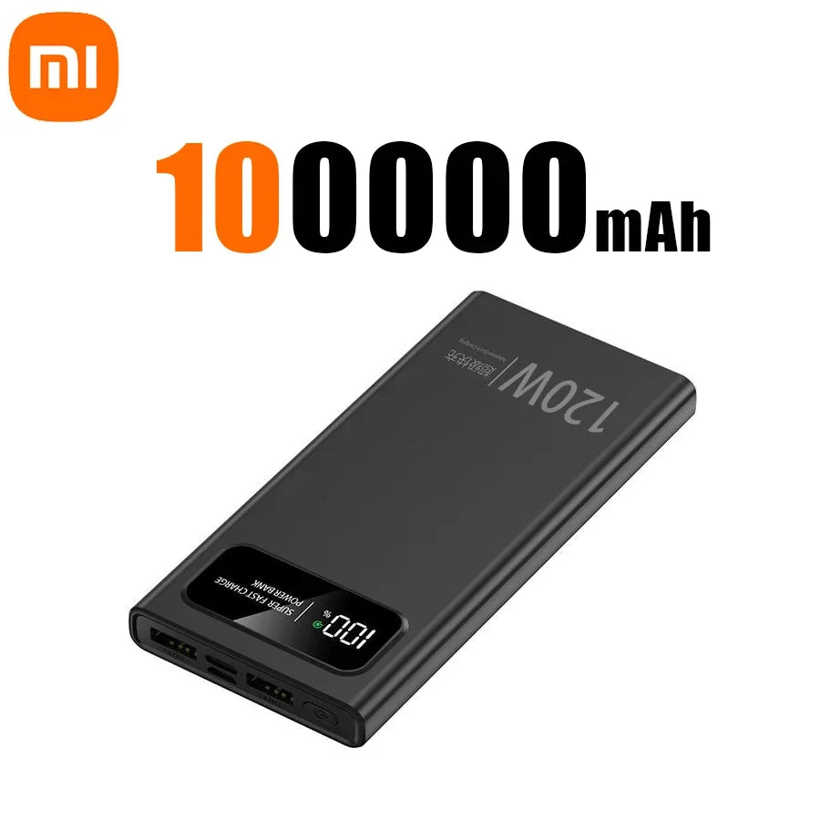 Xiaomi 200,000mAh 120W Power Bank - Super Fast Charging with Digital Display