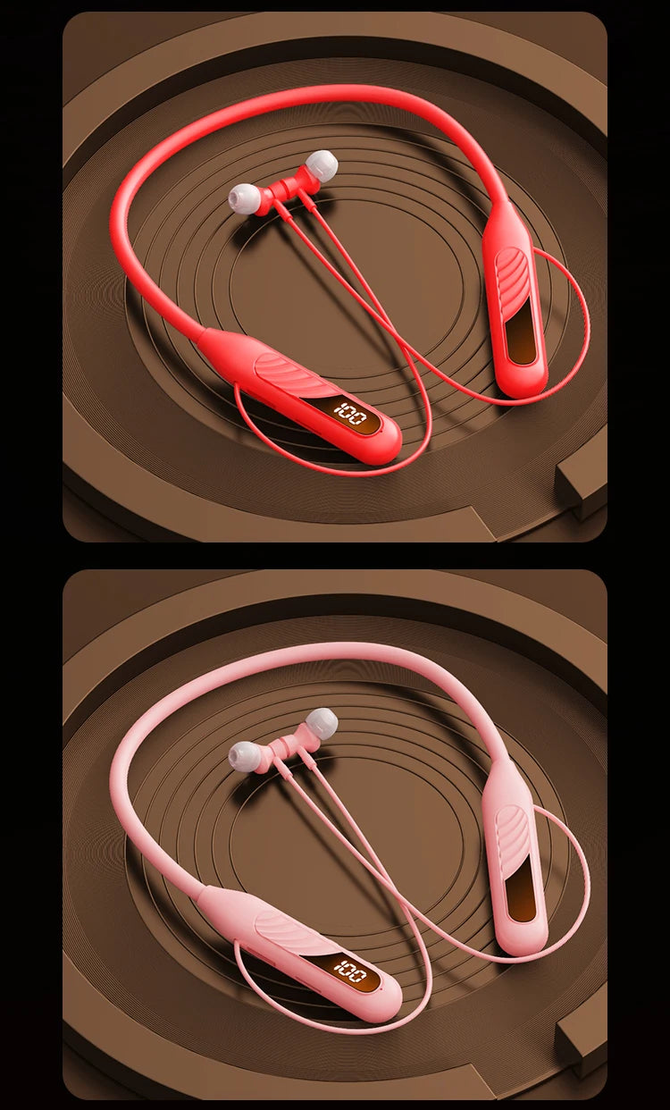 BT8 Wireless Bluetooth Earphones - V5.3 Outdoor Sports Headset with Button Control