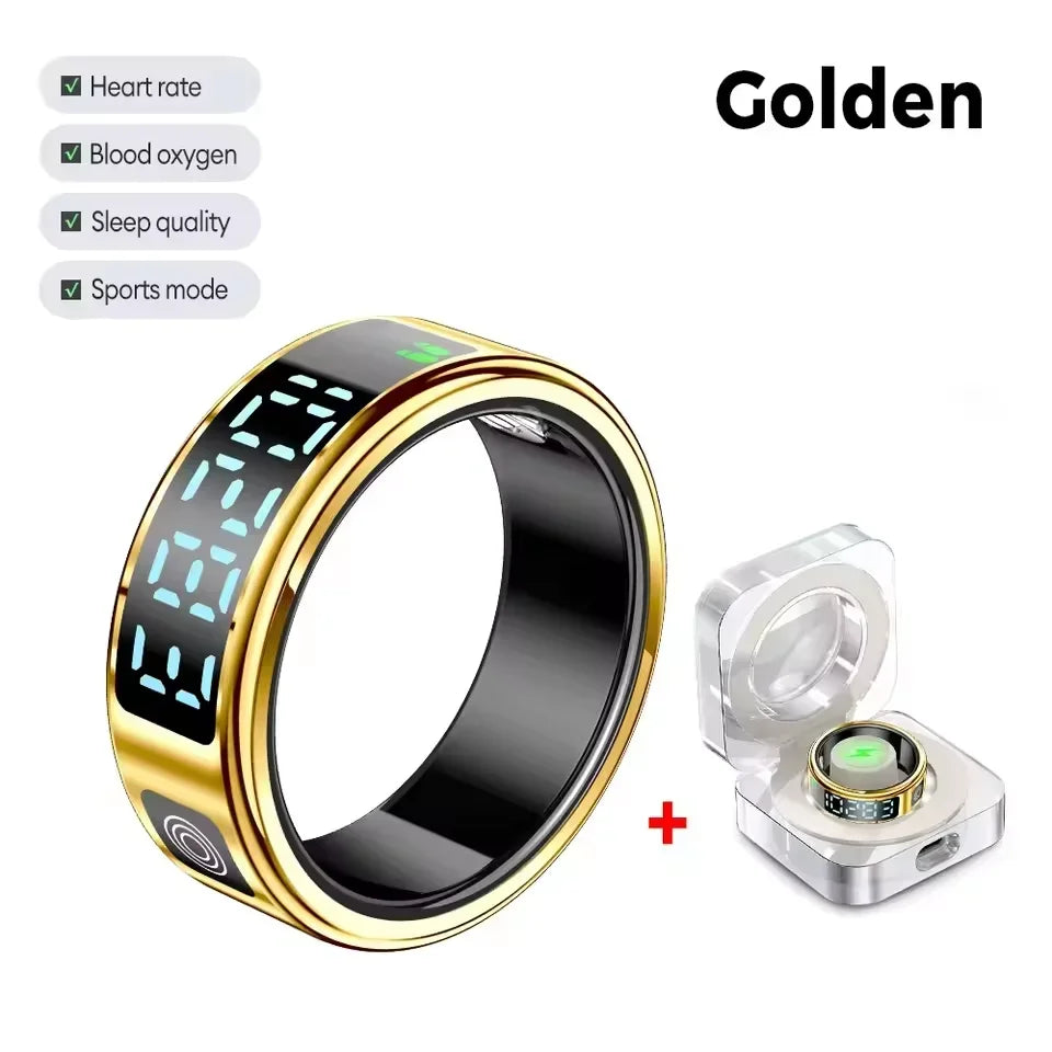 Xiaomi SR08 Smart Ring - LED Display, Heart Rate & Blood Oxygen Monitoring, 5ATM Waterproof