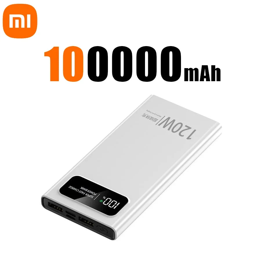 Xiaomi 200,000mAh 120W Power Bank - Super Fast Charging with Digital Display